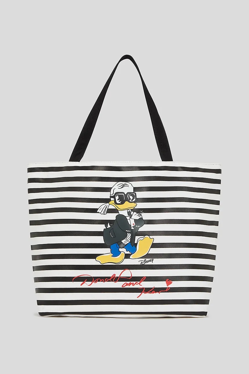 Двусторонняя сумочка Karl Lagerfeld KL X DISNEY цвет чёрный A3W50103 Двусторонняя сумочка Karl Lagerfeld KL X DISNEY цвет чёрный A3W50103