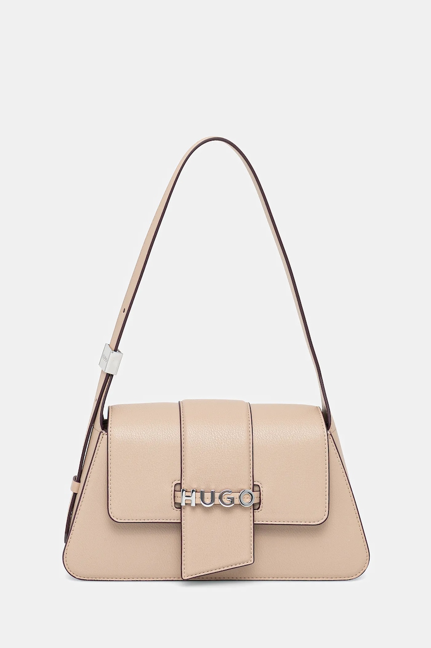 HUGO poșetă culoarea bej, 50541806 - 0 | YEO