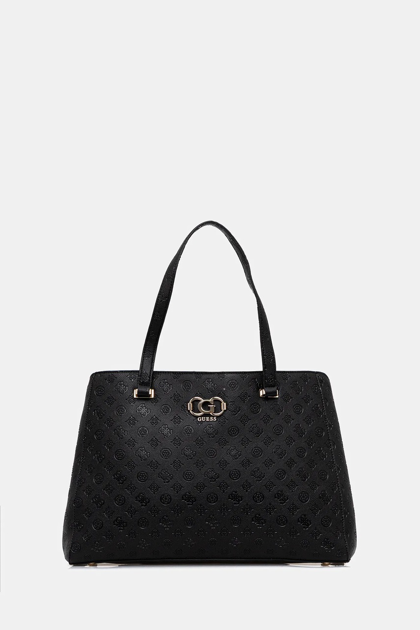 Levně Kabelka Guess SALINGE černá barva, TWDP96 24024