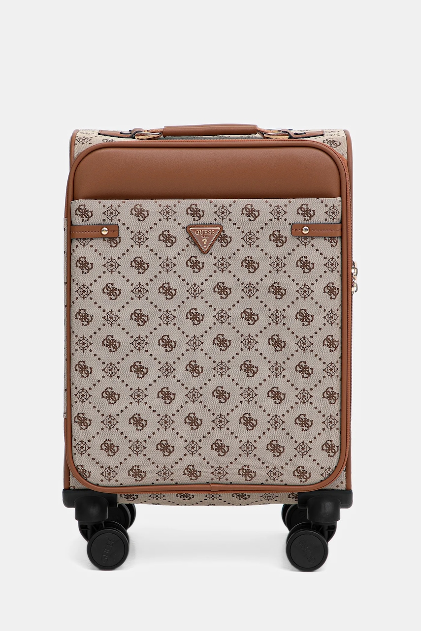Levně Kufr Guess NEDA SMALL béžová barva, TWJP96 54983