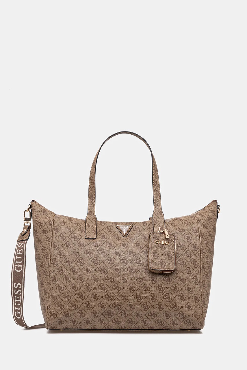 Levně Kabelka Guess LATONA béžová barva, TWLB92 11017