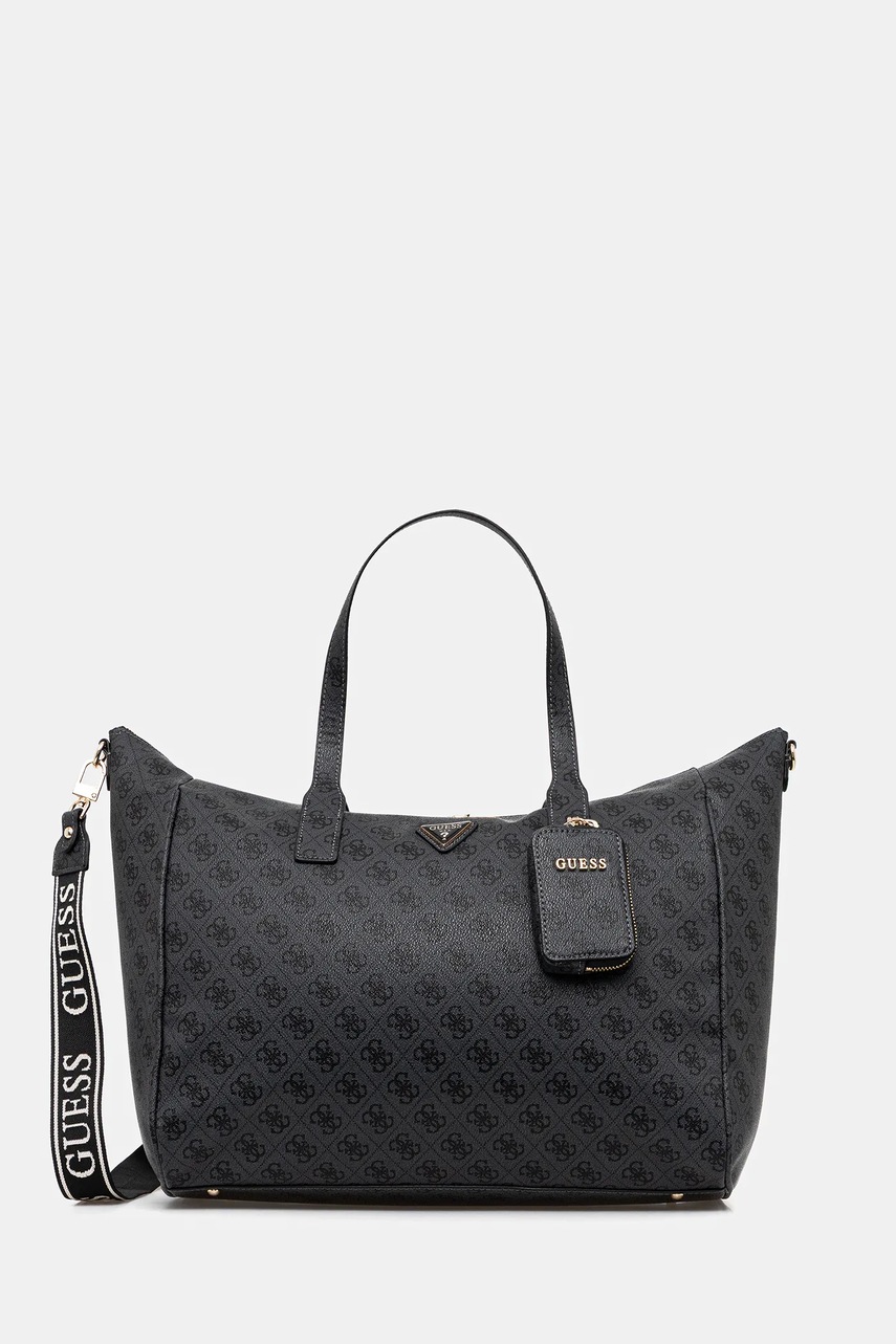 Levně Kabelka Guess LATONA šedá barva, TWLB92 11017