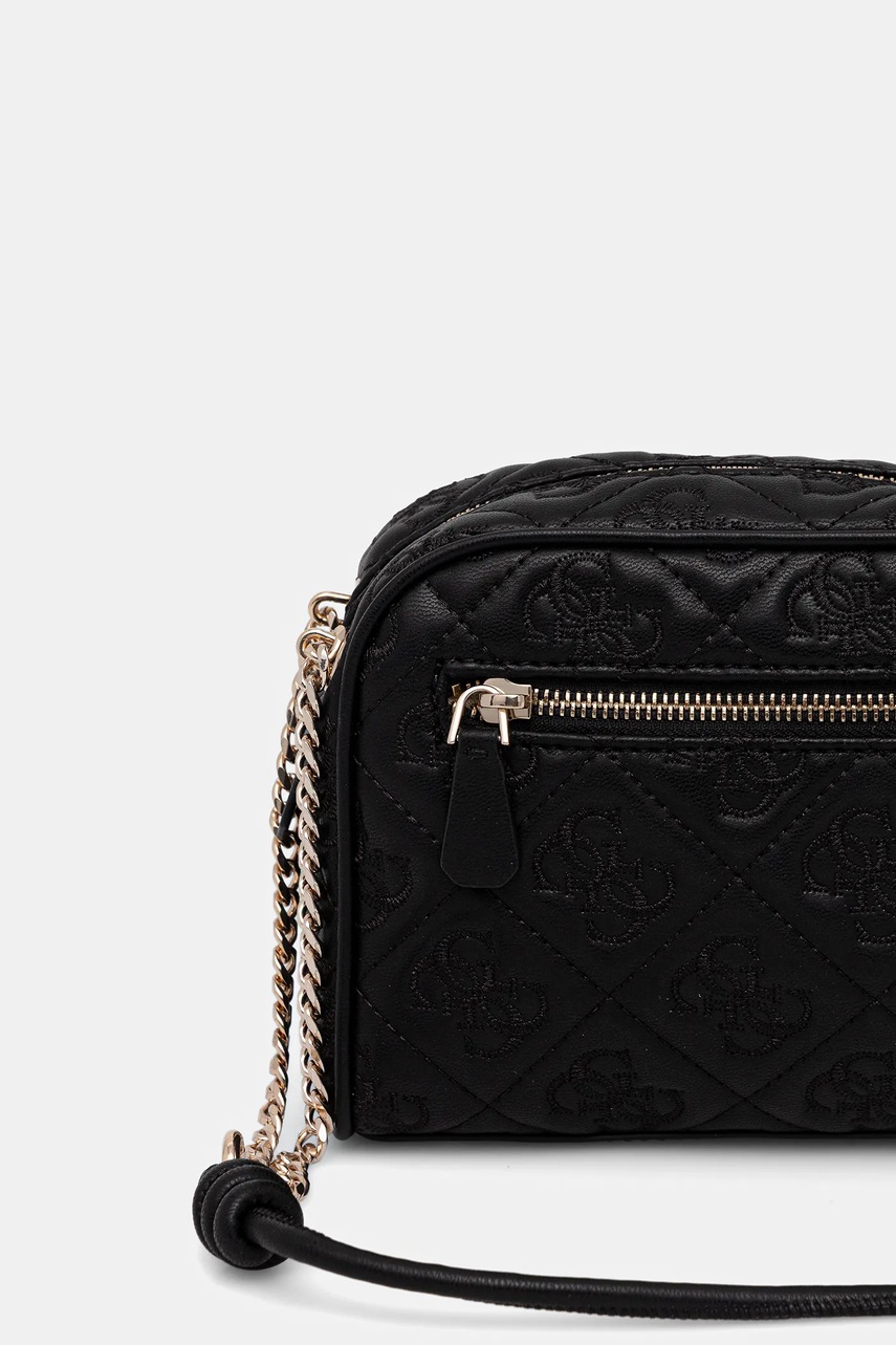 Τσάντα Guess ADELASIA χρώμα: μαύρο, HWQL96 58140 φωτογραφία