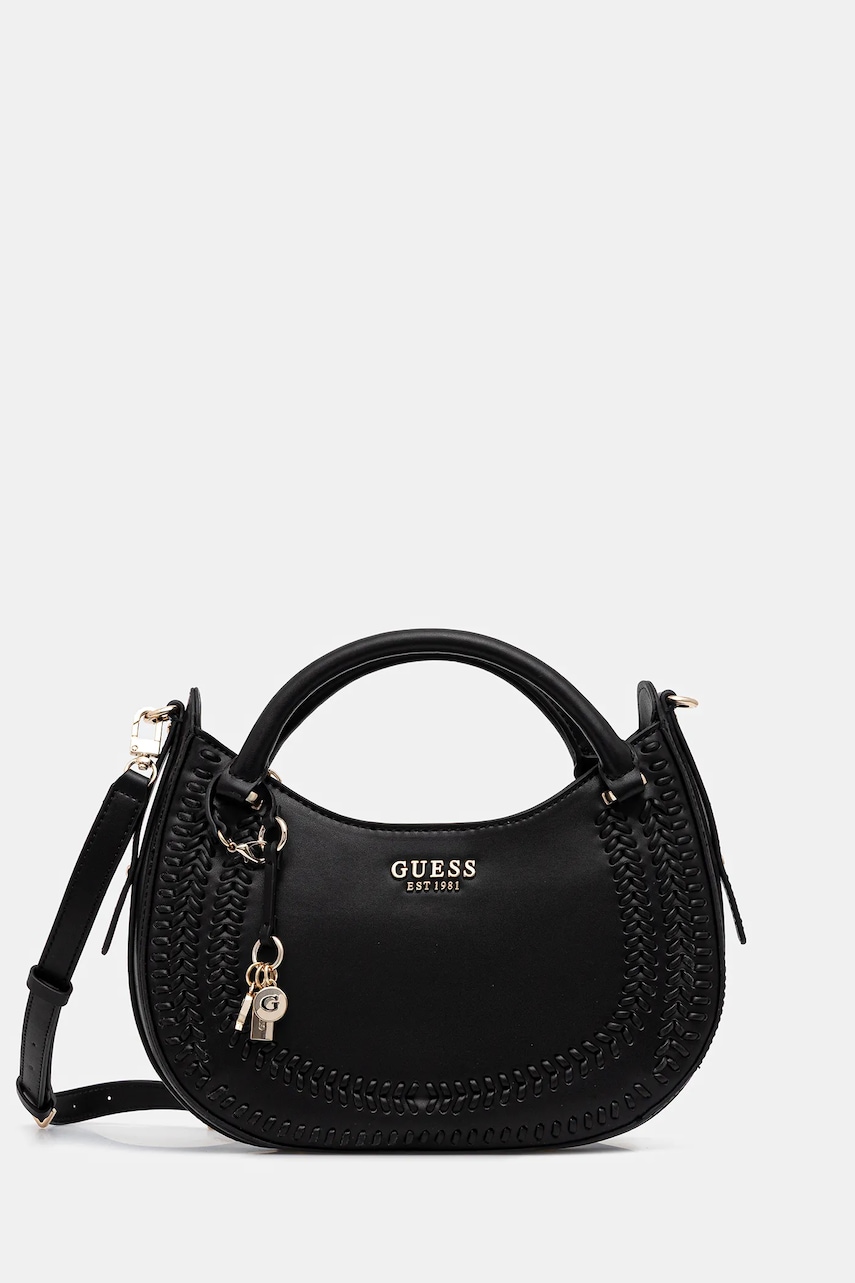 Levně Kabelka Guess TATUM černá barva, HWNG96 67060