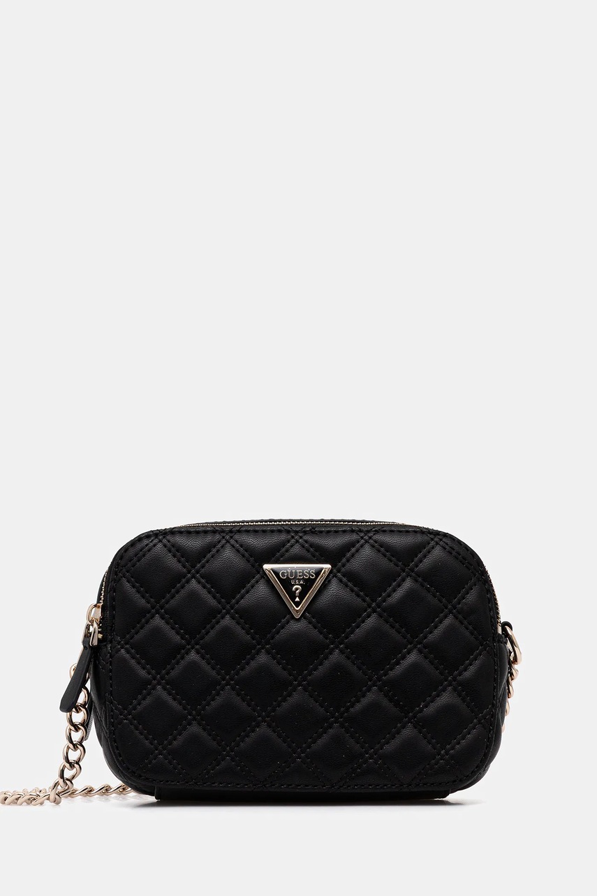 Levně Kabelka Guess GIULLY černá barva, HWQG96 73140