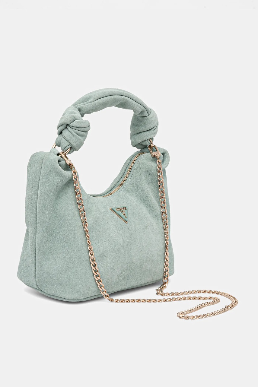 Замшевая сумочка Guess ISOTTA цвет бирюзовый HWSG96 60010