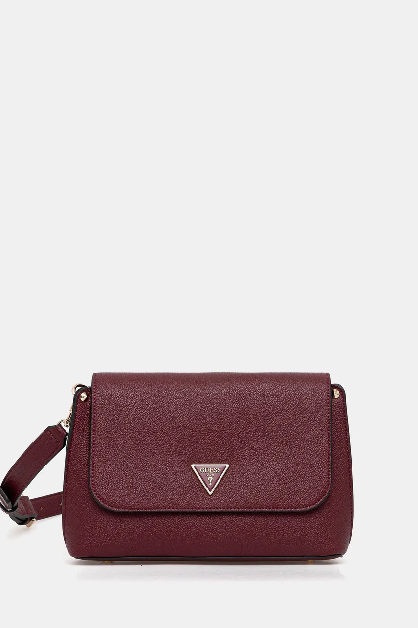 Levně Kabelka Guess MERIDIAN vínová barva, HWBG69 74200