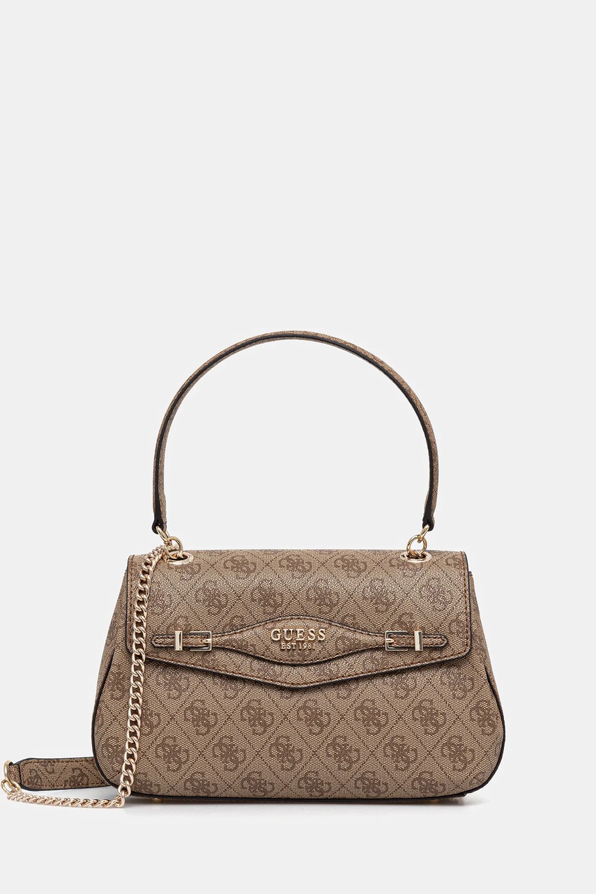 Levně Kabelka Guess KATYA béžová barva, HWSG96 52210