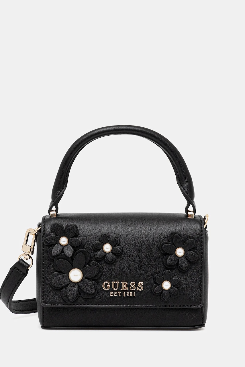 Levně Kabelka Guess ZARIA černá barva, HWBG73 30780