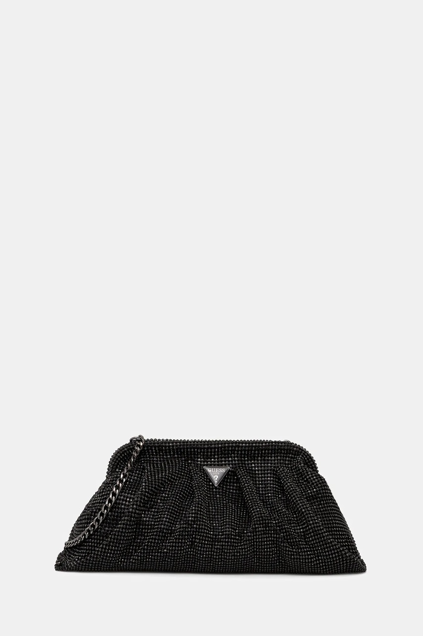 Levně Psaníčko Guess ZALINA černá barva, HWRB93 50710