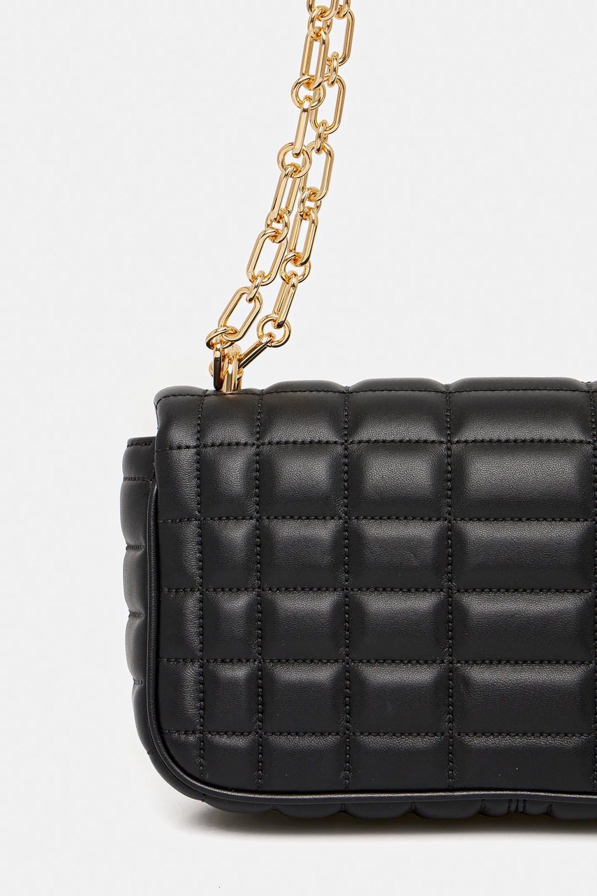 MICHAEL Michael Kors bőr táska TRIBECA fekete, 30R4G2RL7L termék 2. képe