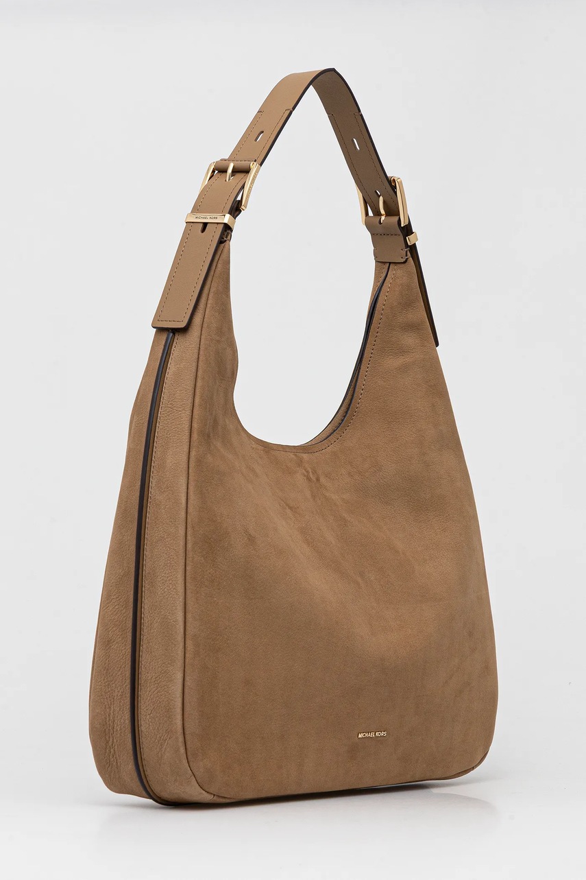 Кожаная сумочка MICHAEL Michael Kors NOLITA цвет коричневый 30F4GY5H3T