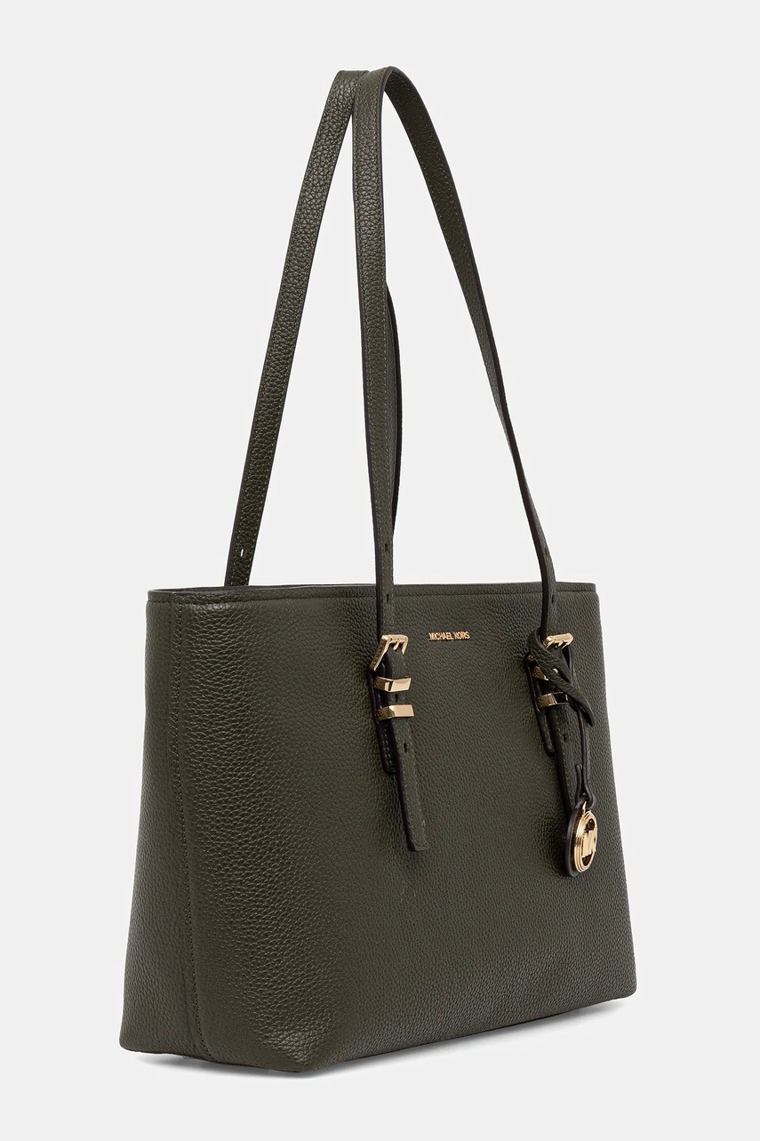 Кожаная сумочка MICHAEL Michael Kors QUINN цвет бордовый 30T5GQNT2L