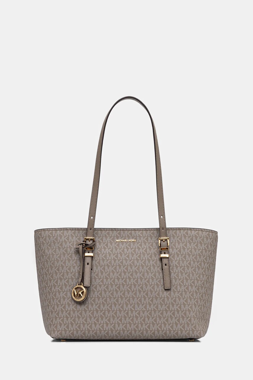MICHAEL Michael Kors geanta QUINN culoarea bej, 30T5GQNT2V