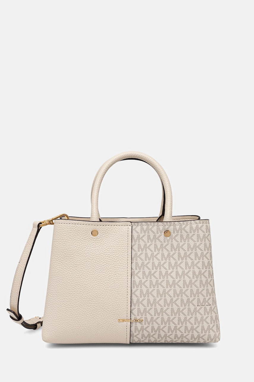 MICHAEL Michael Kors geantă FLORA culoarea bej, 30T5GFFS2B