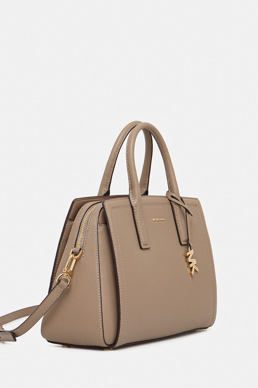 Кожаная сумочка MICHAEL Michael Kors LAILA цвет бежевый 30R5G9IS6L