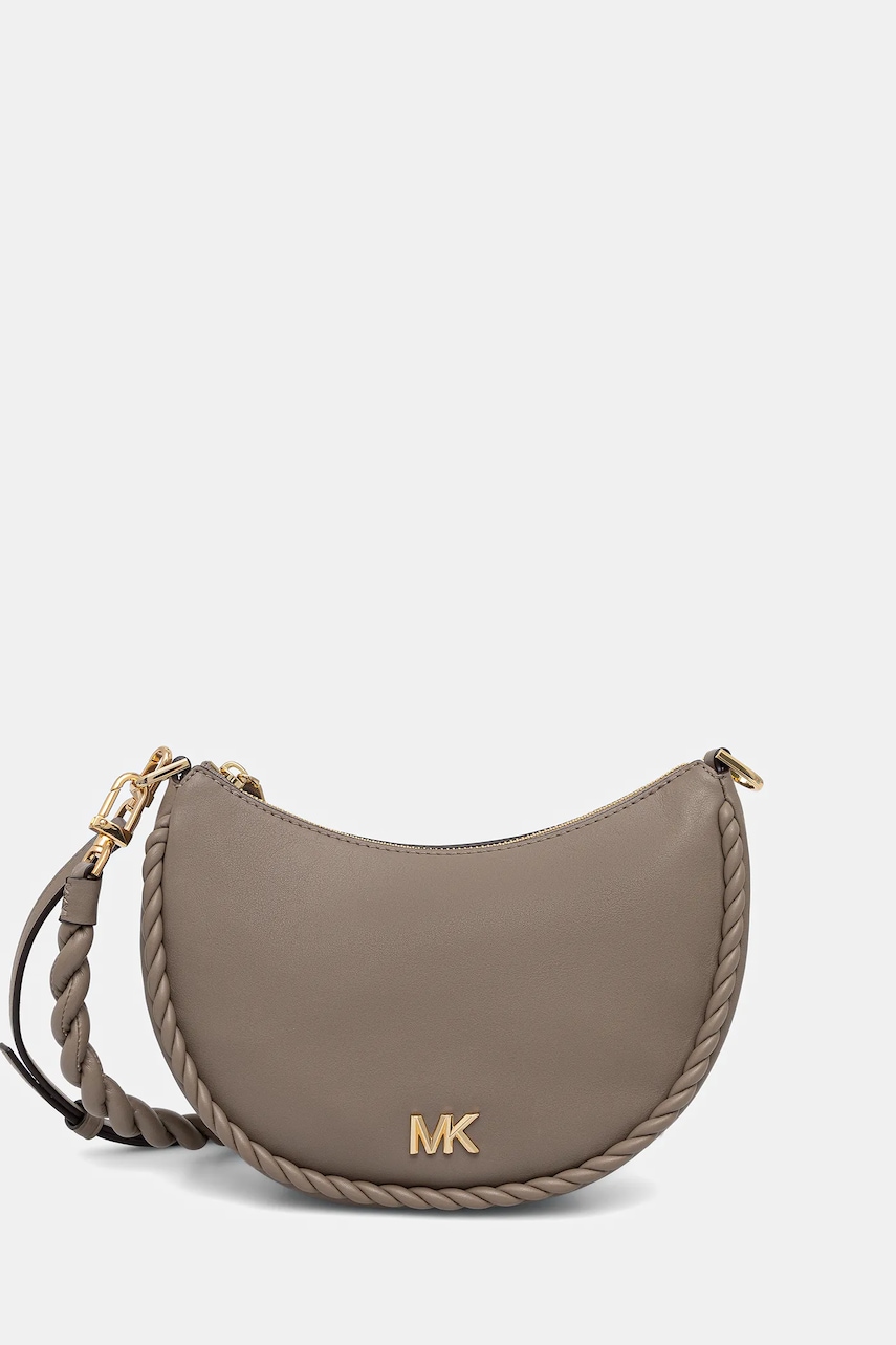 MICHAEL Michael Kors geantă de piele KYLA culoarea bej, 32T5G8QU1L