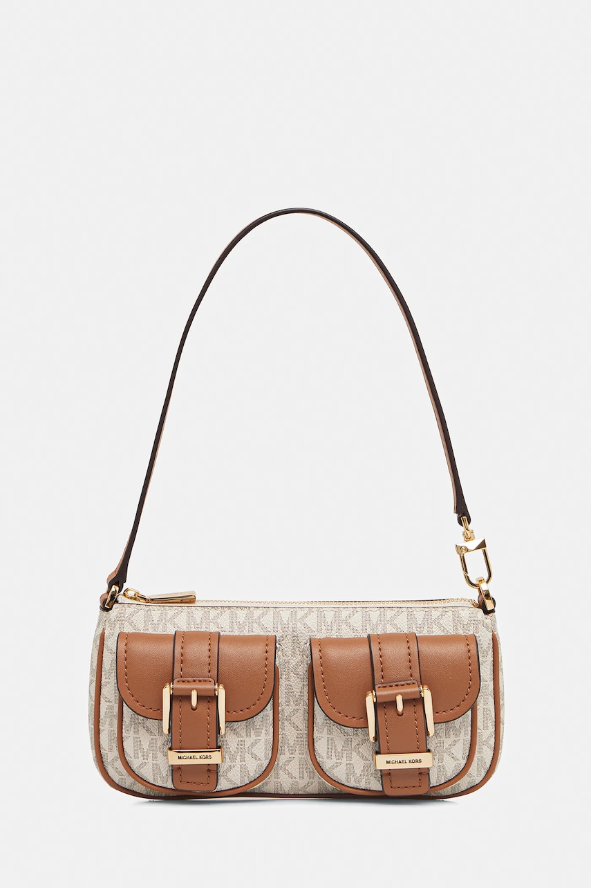 MICHAEL Michael Kors poșetă ZOEY culoarea bej, 32S5GZCU1B