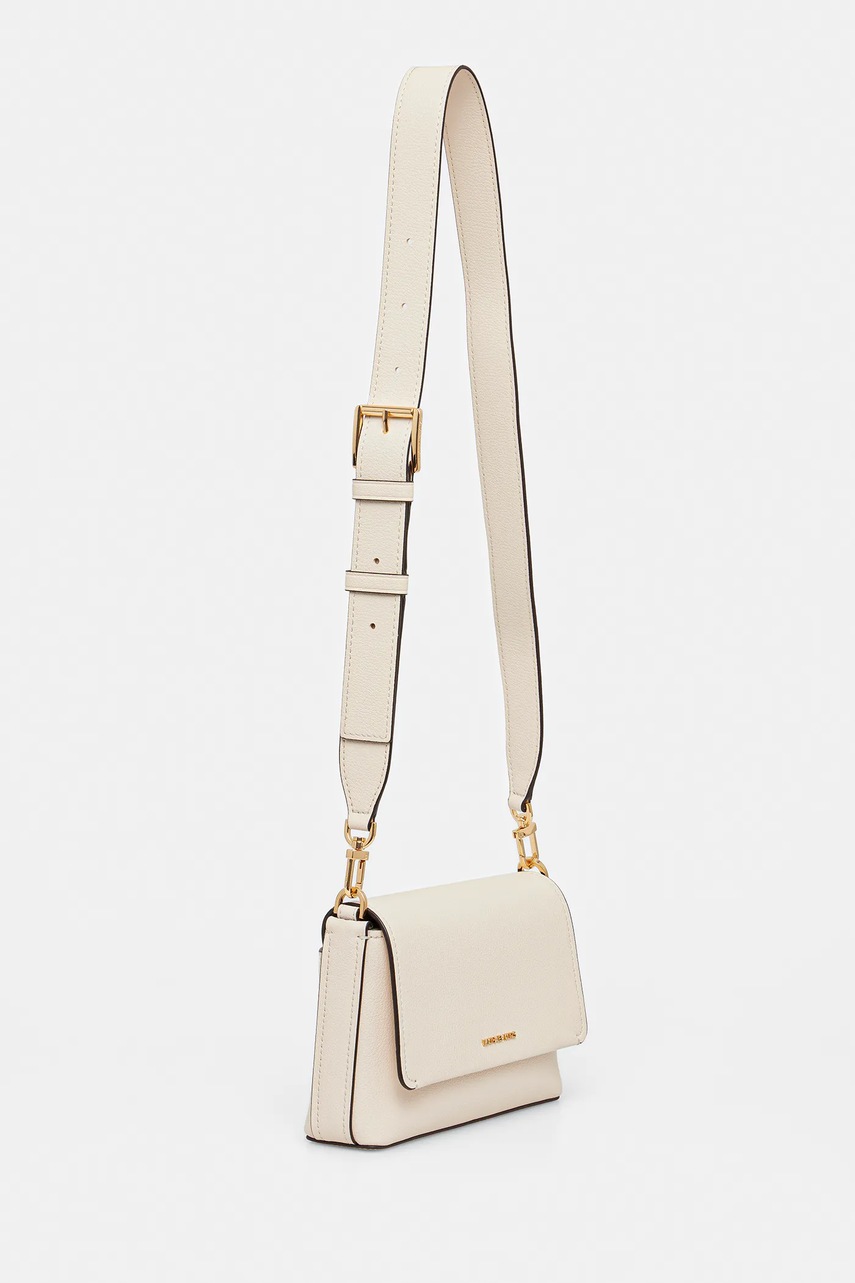 Кожаная сумочка MICHAEL Michael Kors NESSA цвет бежевый 30T5G8ZM1L