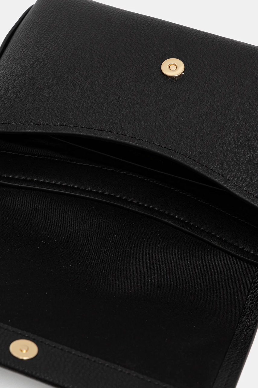 Δερμάτινη τσάντα MICHAEL Michael Kors NESSA χρώμα: μαύρο, 30T5G8ZM1L φωτογραφία