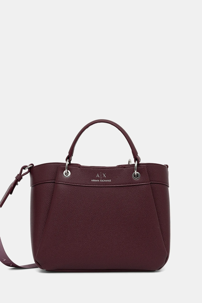 Armani Exchange poșetă culoarea bordo, 942911 CC783
