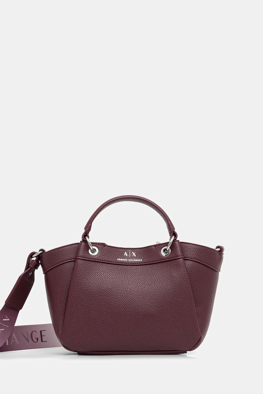 Levně Kabelka Armani Exchange vínová barva, 942927 CC783