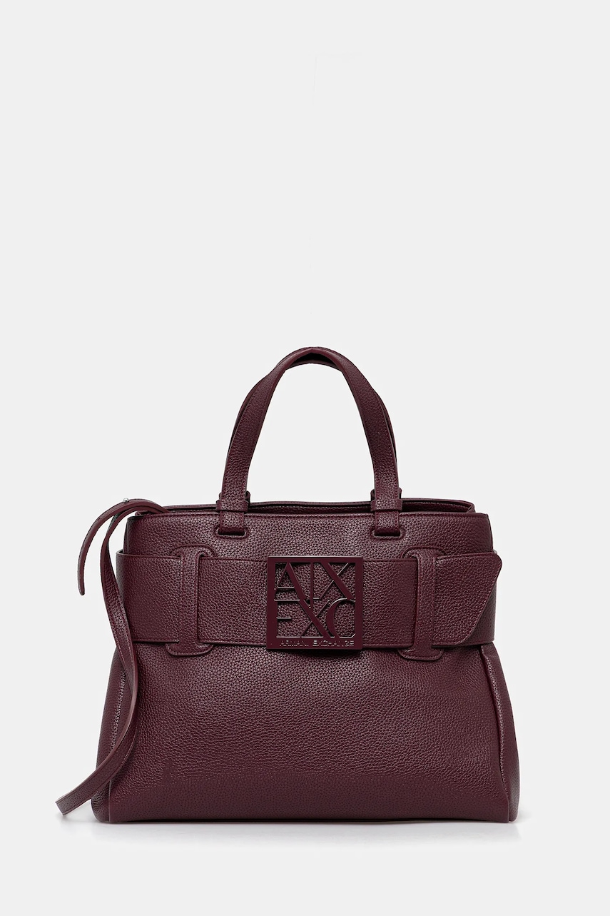 Armani Exchange geantă culoarea bordo, XW000285 AF11902