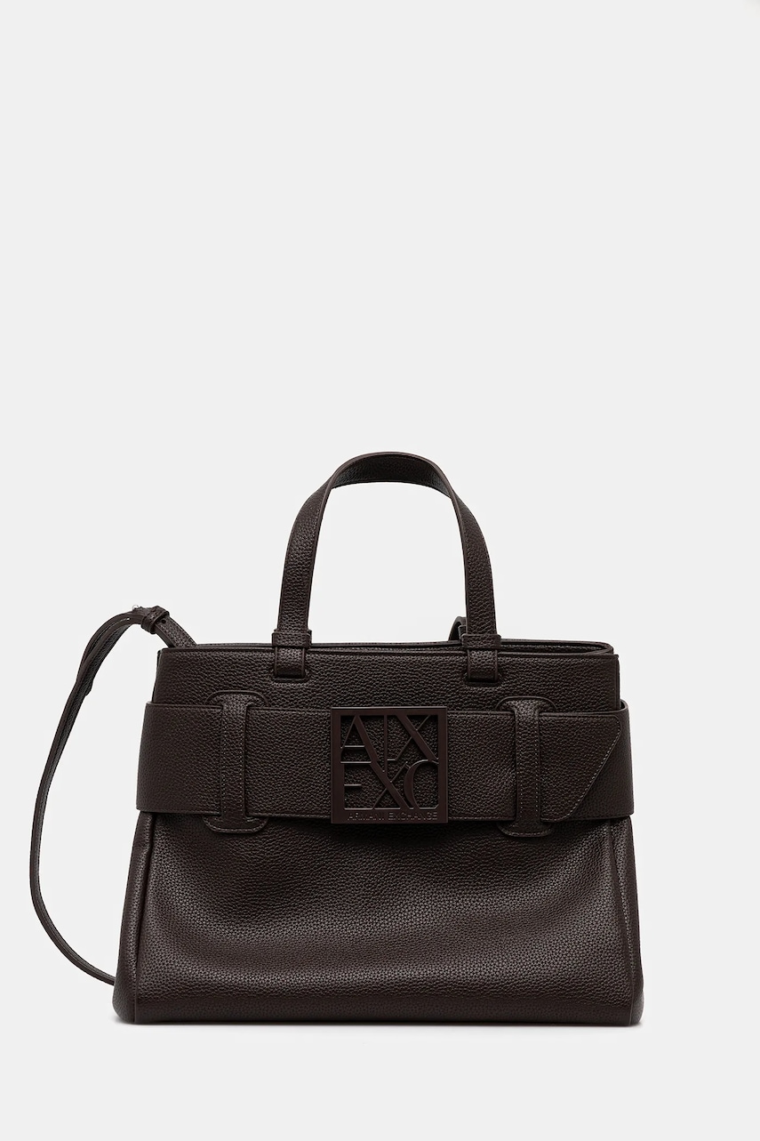Armani Exchange geantă culoarea maro, XW000285 AF11902