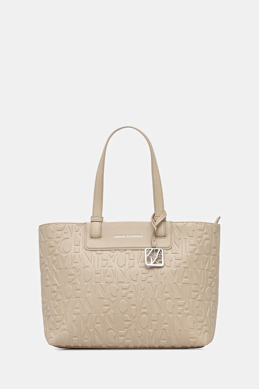 Armani Exchange poșetă culoarea bej, XW001481 AF15774