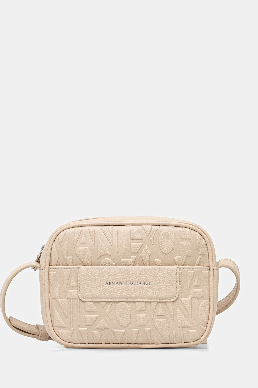 Armani Exchange poșetă culoarea bej, XW001578 AF15774
