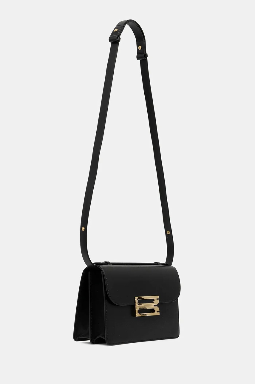 Кожаная сумочка Victoria Beckham цвет чёрный B125AAC006211A