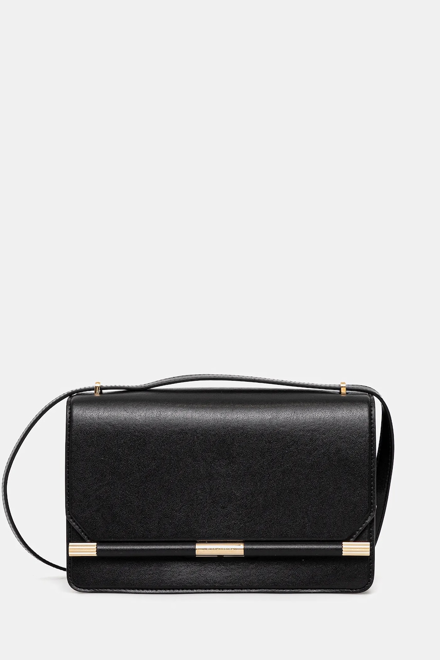 Victoria Beckham poșetă de piele culoarea negru, B325AAC006648A