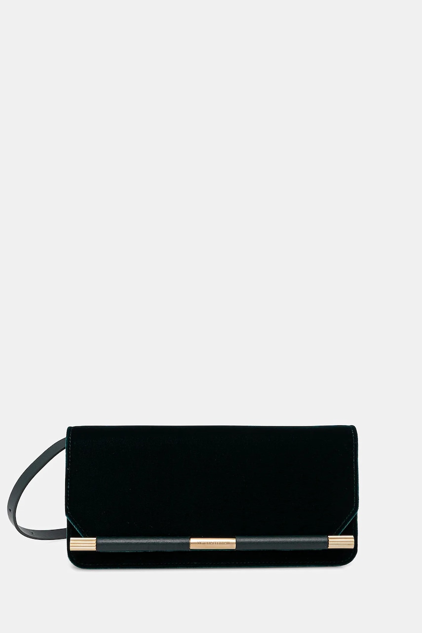 Victoria Beckham poșetă culoarea verde, B325AAC006650A