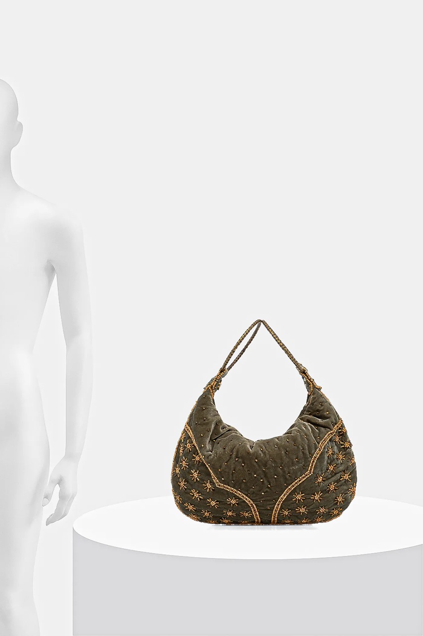 Τσάντα Hoss Intropia χρώμα: πράσινο, 2052029 φωτογραφία