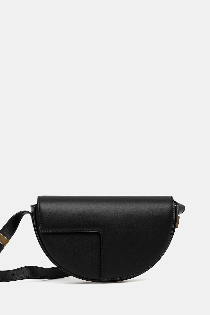 Patou poșetă de piele culoarea negru, BA0205000