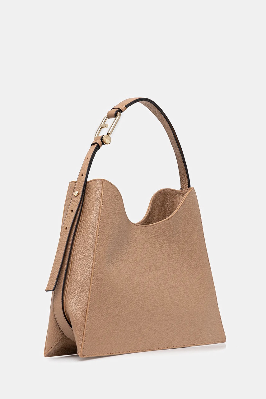 Кожаная сумочка Furla цвет бежевый WB01246.HSF000.YU500