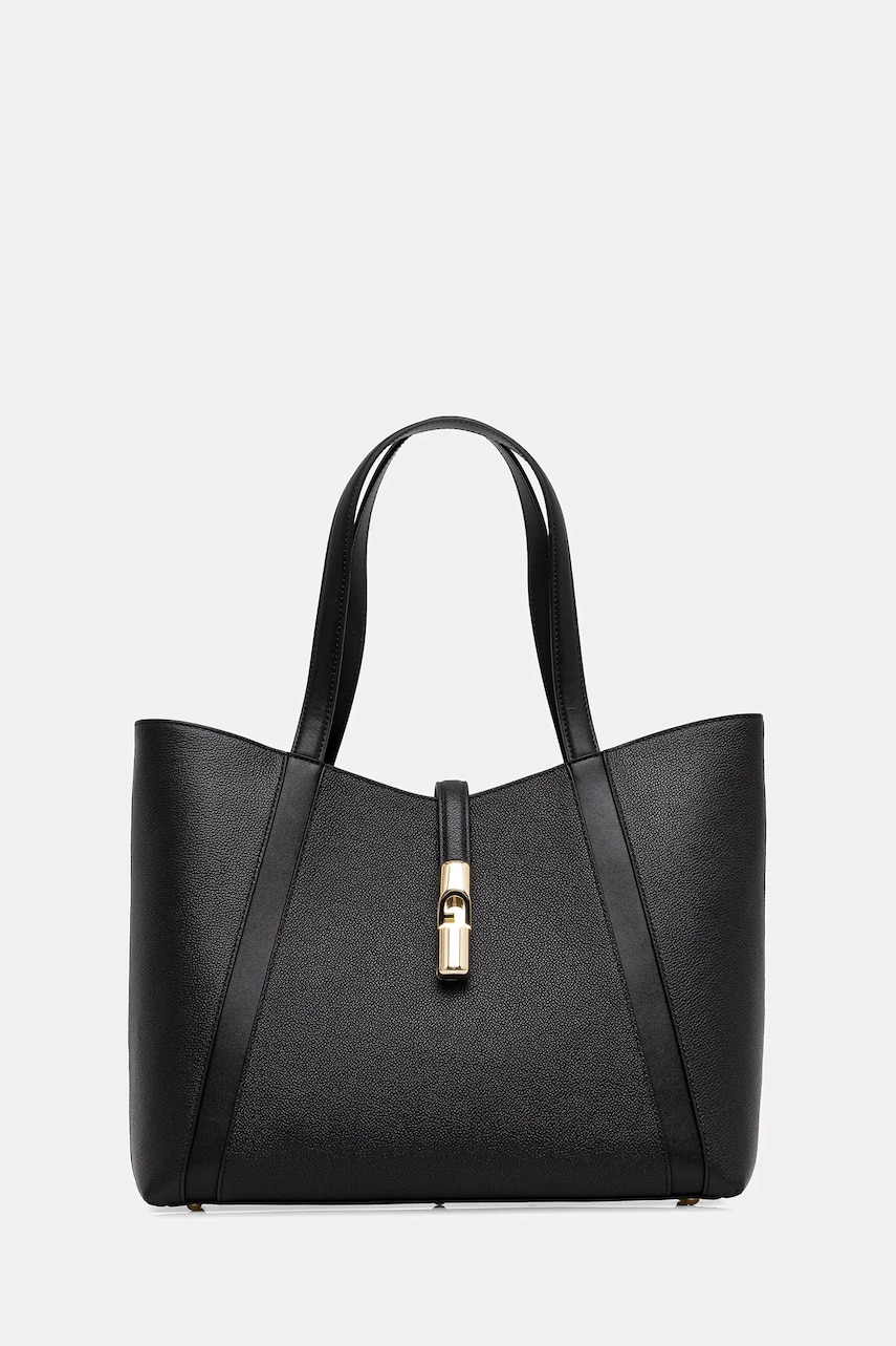Furla poseta de piele culoarea negru, WB01788.BX3353.O6000