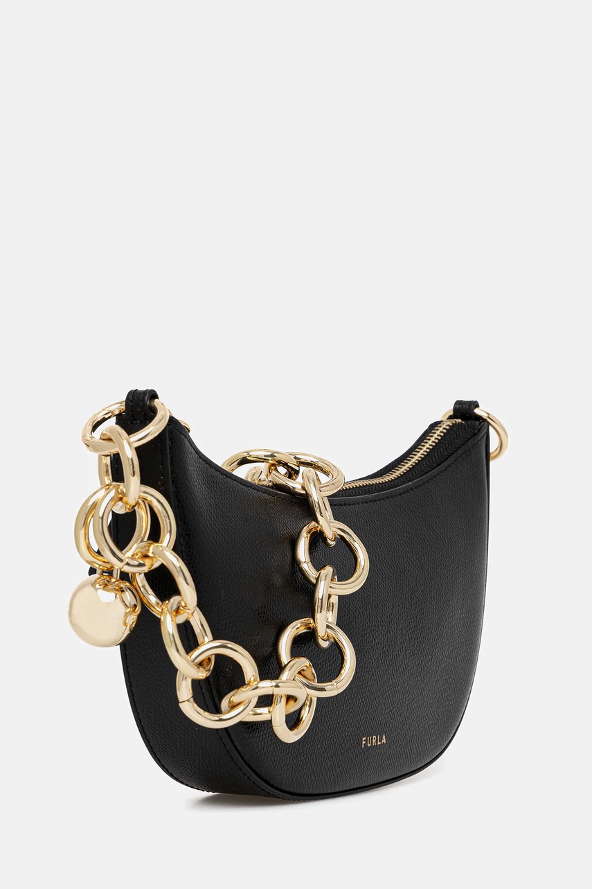 Кожаная сумочка Furla цвет чёрный WE00767.BX3991.O6000