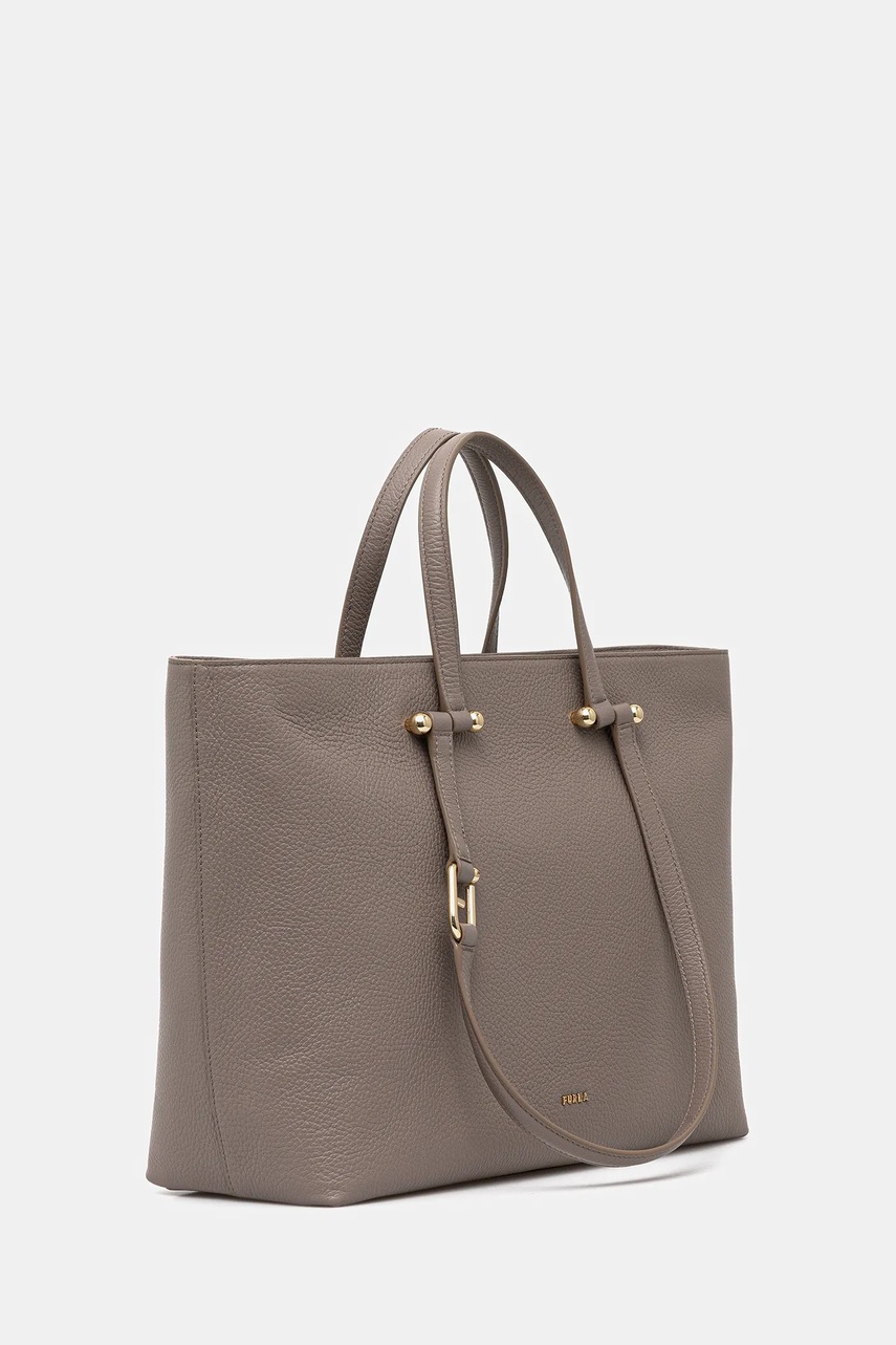 Кожаная сумочка Furla цвет коричневый WB01453.HSF000.2572S