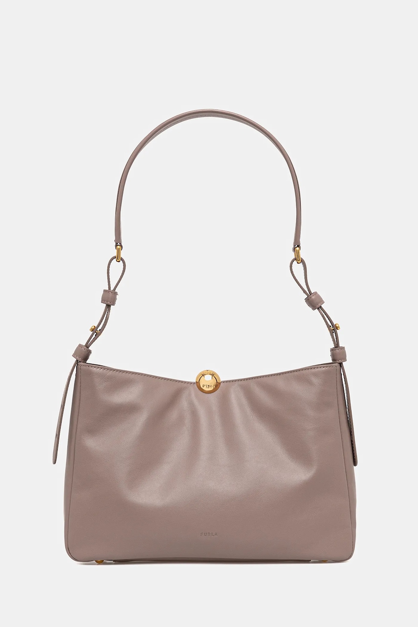 Furla poșetă de piele culoarea bej, WB01403.BX3168.MA200