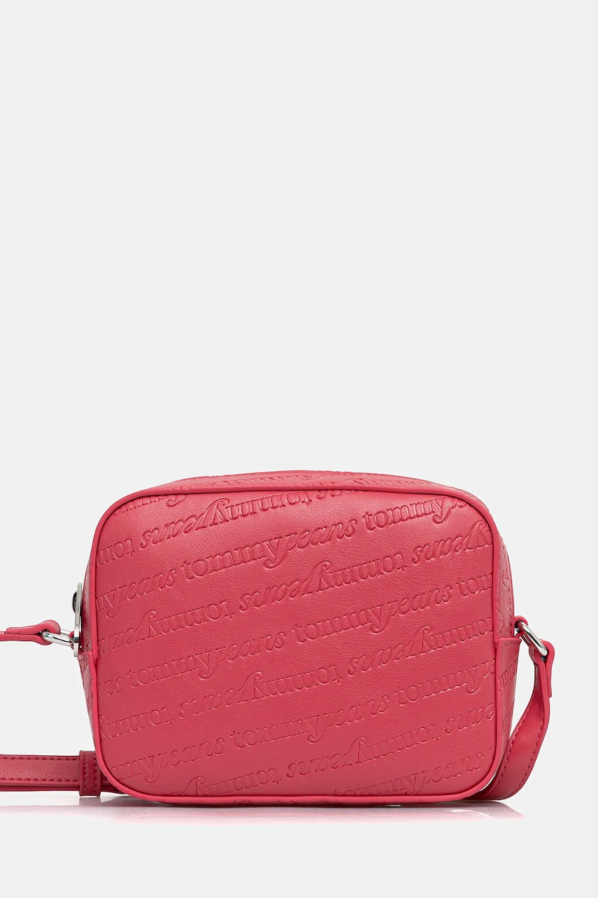 Tommy Jeans poșetă culoarea roz, AW0AW17865