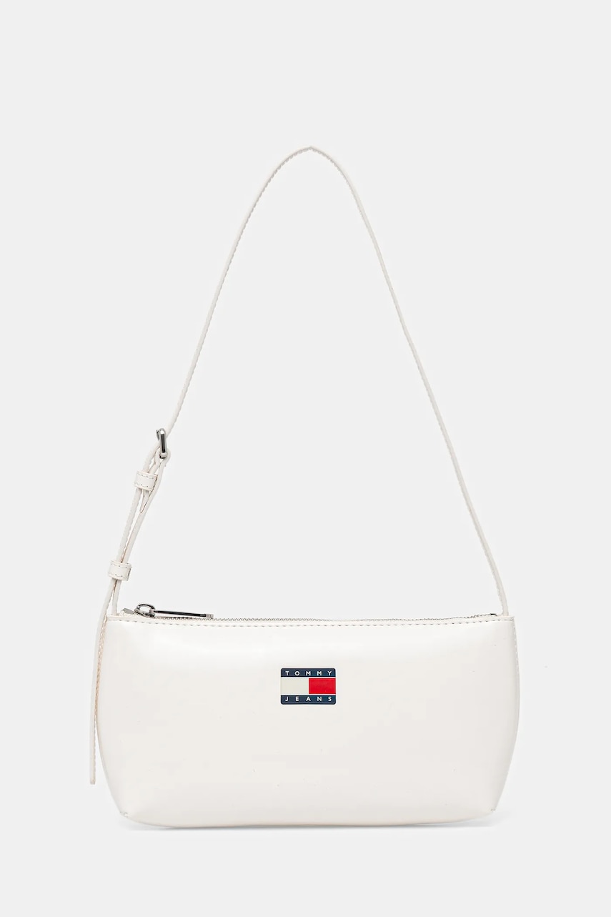 Levně Kabelka Tommy Jeans bílá barva, AW0AW17866