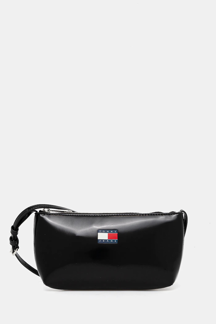 Tommy Jeans geantă culoarea negru, AW0AW17866
