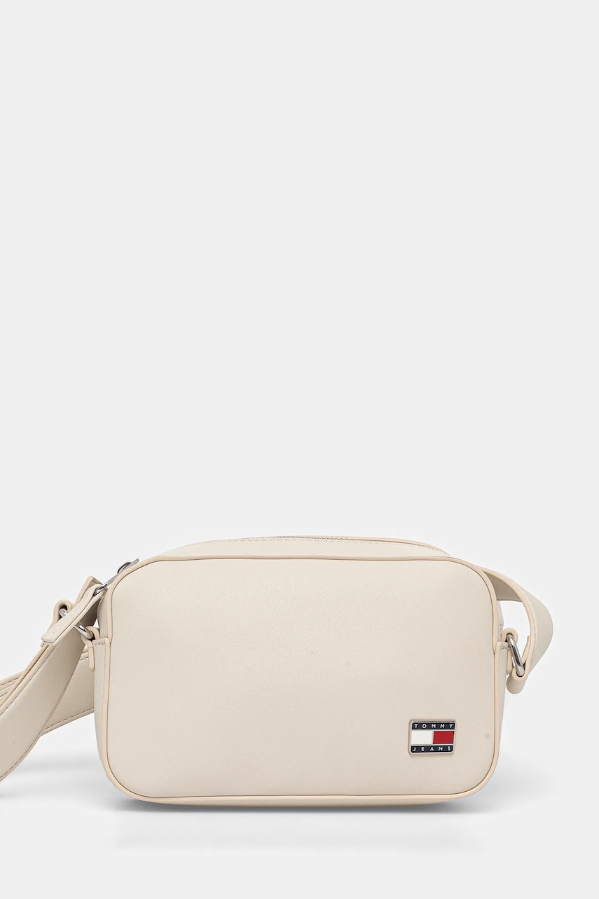 Tommy Jeans poșetă culoarea bej, AW0AW17872