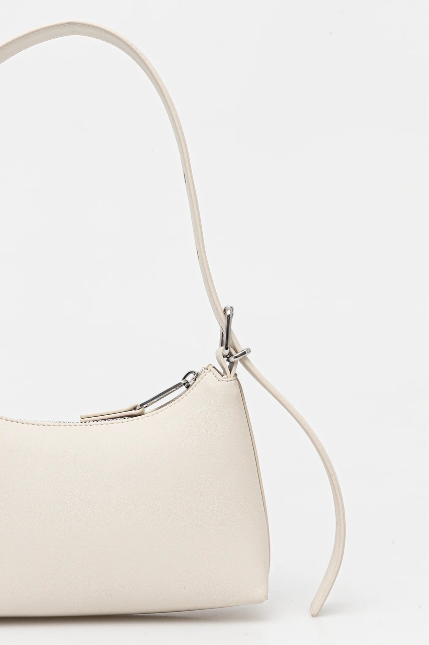 Τσάντα Tommy Jeans χρώμα: μπεζ, AW0AW17873 φωτογραφία