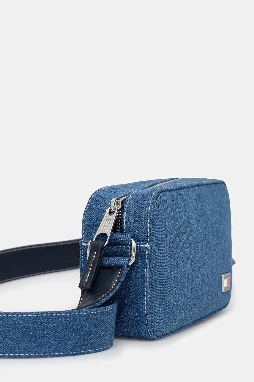 Джинсовая сумка Tommy Jeans цвет синий AW0AW17874