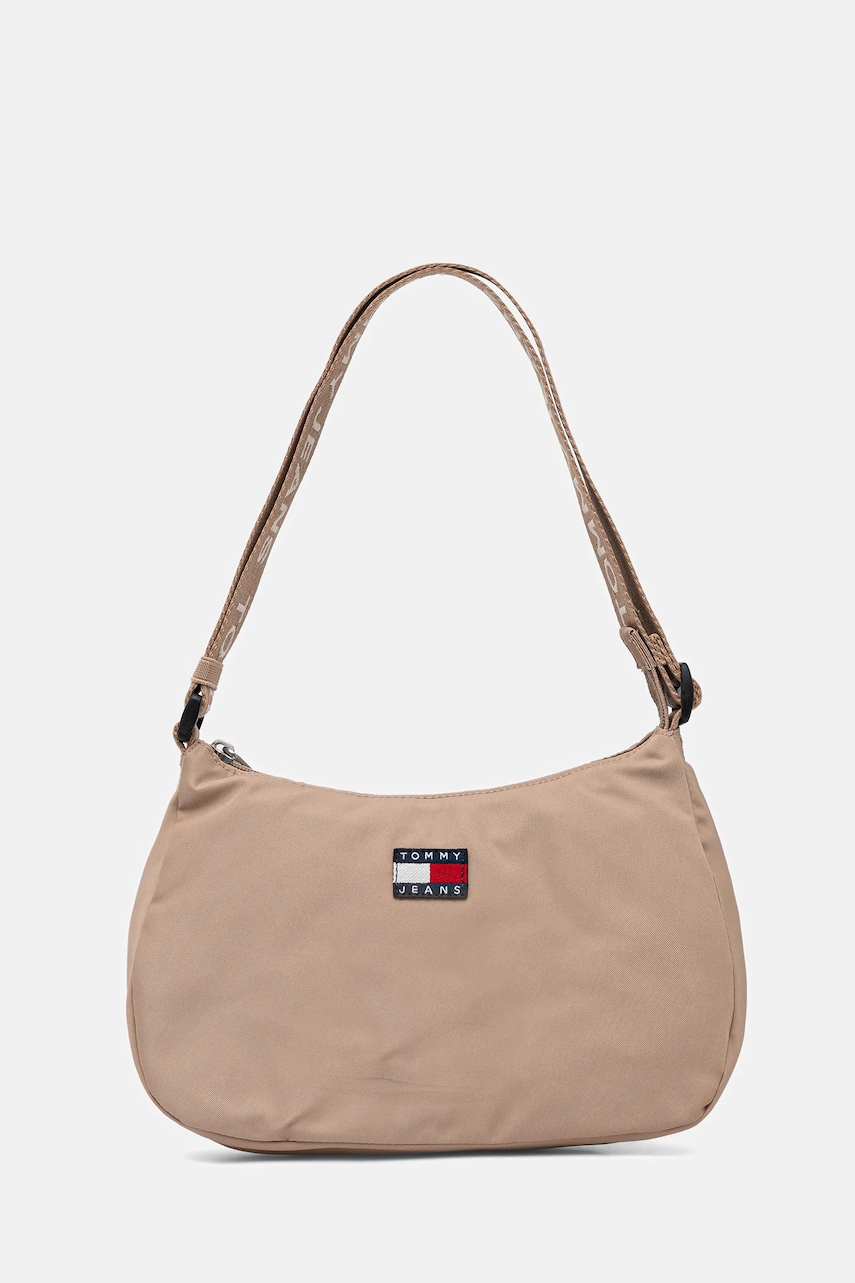 Tommy Jeans poșetă culoarea bej, AW0AW17888