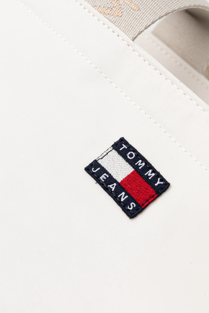 Τσάντα Tommy Jeans χρώμα: άσπρο, AW0AW17890 φωτογραφία