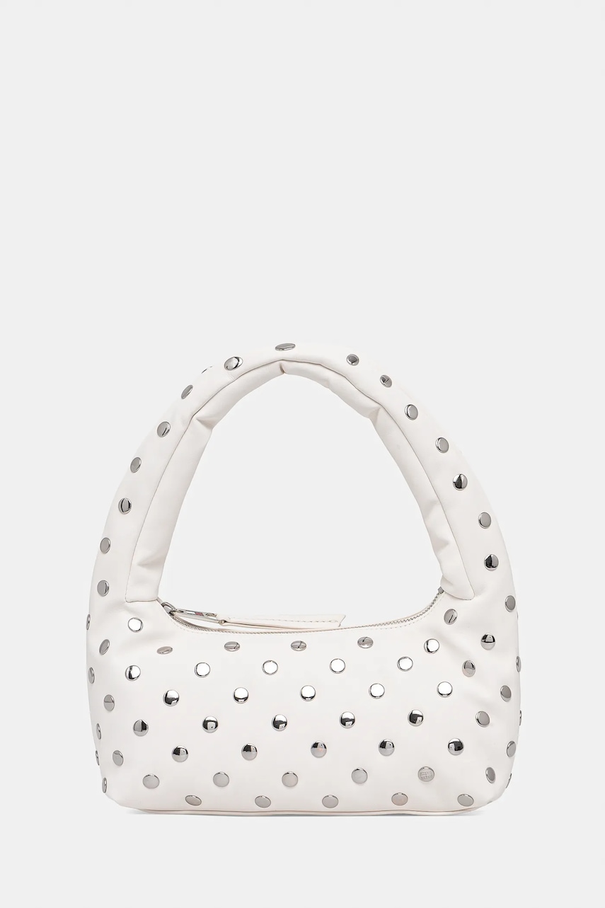 Tommy Jeans poșetă culoarea alb, AW0AW17894