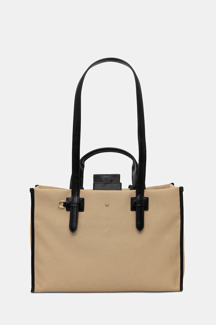Weekend Max Mara poșetă GIANNA culoarea bej, 2525516044600